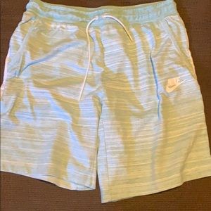 Green Nike shorts